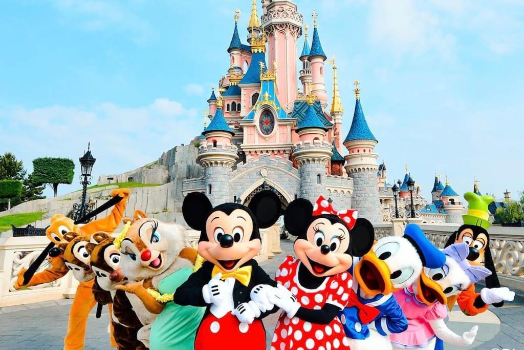 Family Disney Coconing A 10 Minutes Du Parc Coupvray Dış mekan fotoğraf